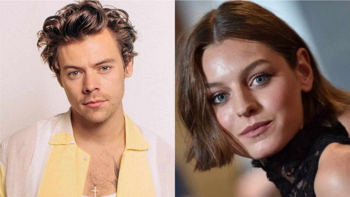 ¡What! ¿Pillan a Harry Styles y Emma Corrin dándose un beso?