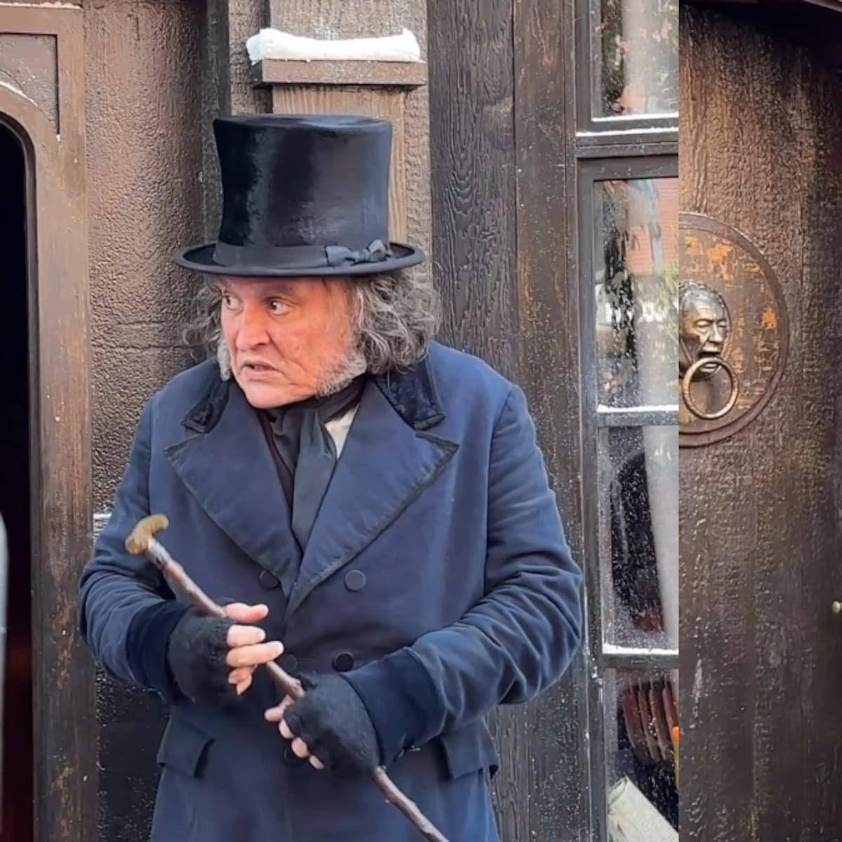 ¡Irreconocible! Johnny Depp reaparece en Hollywood caracterizado como Ebenezer Scrooge