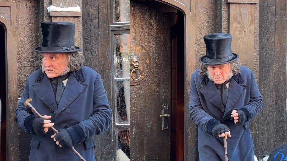 ¡Irreconocible! Johnny Depp reaparece en Hollywood caracterizado como Ebenezer Scrooge