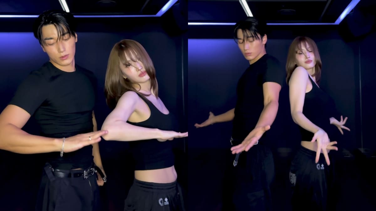 El crossover que rompió internet: San de ATEEZ y Momo de TWICE hicieron juntos el challenge k-pop más viral del momento