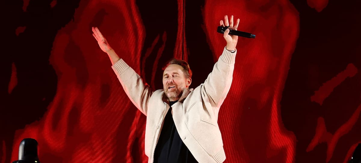 MIAMI BEACH, FLORIDA - DECEMBER 31: David Guetta performs during Fontainebleau Miami Beach presentation of New Year's Eve 2026 with David Guetta at Fontainebleau Miami Beach on December 31, 2025 in Miami Beach, Florida. (Photo by John Parra/Getty Images for Fontainebleau Miami Beach)