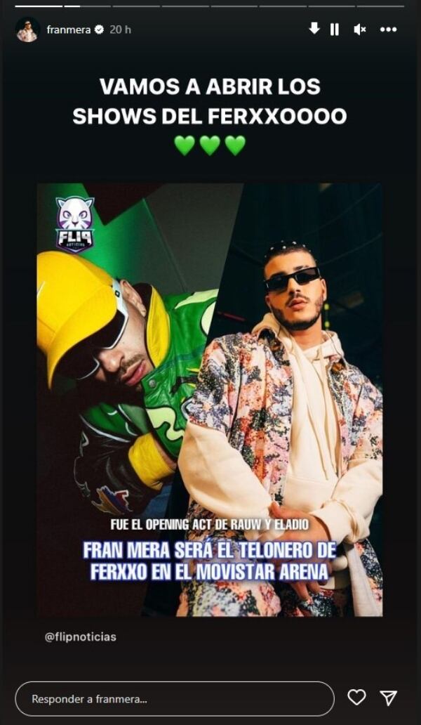 Captura Instagram @franmera