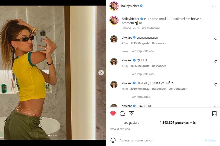 Captura @haileybieber
