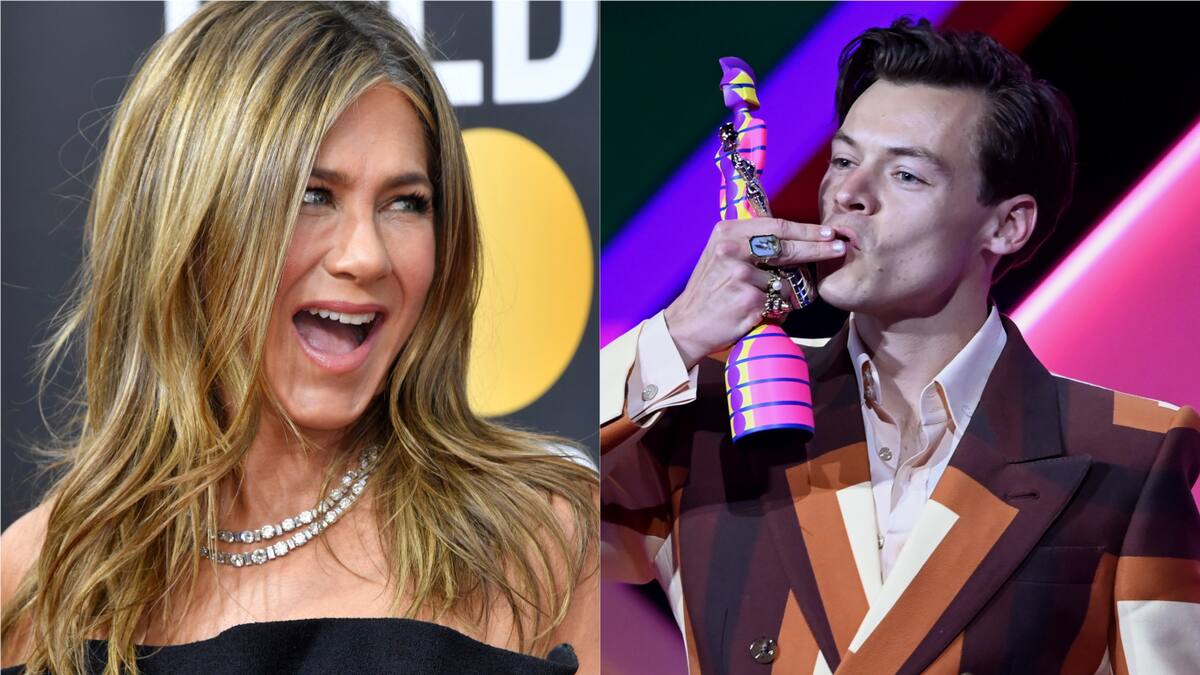 ¡Cuánto estilo! Jennifer Aniston la rompe en internet tras usar el mismo traje que Harry Styles