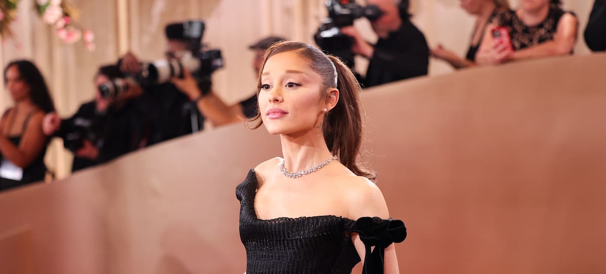 Ariana Grande at the 83rd Annual Golden Globes held at The Beverly Hilton on January 11, 2026 in Beverly Hills, California. (Photo by Maya Dehlin Spach/2026GG/Penske Media via Getty Images)