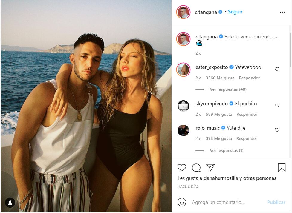 Ester Expósito y C Tangana juntos