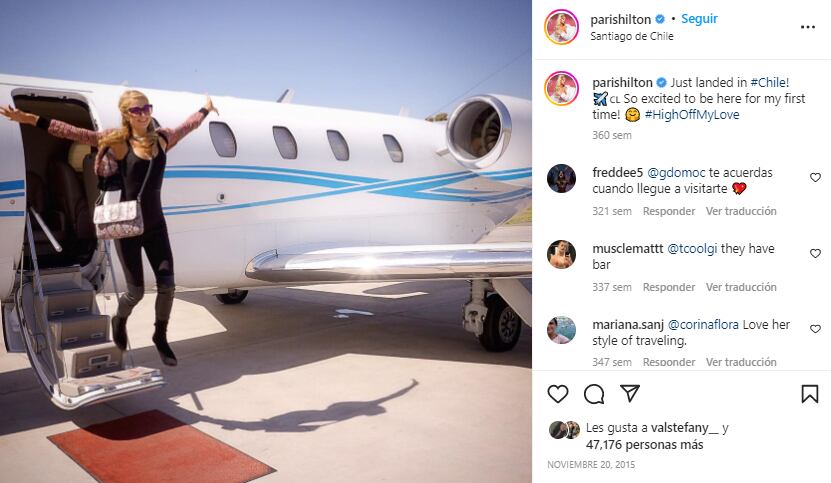 Captura @Parishilton