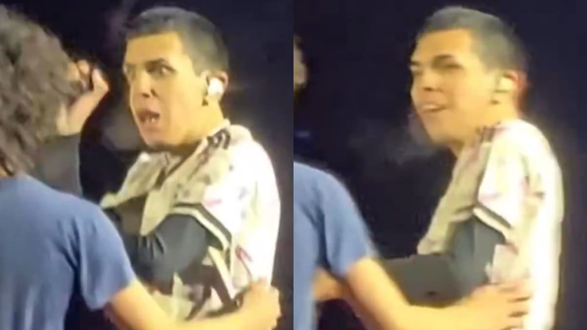 El divertido momento que protagonizó Milo J en su pasado concierto en Chile 2026