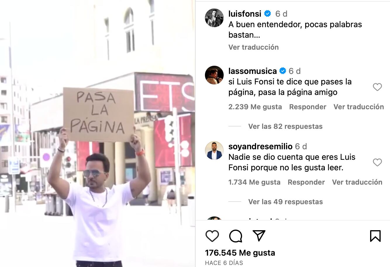 Captura de Instagram