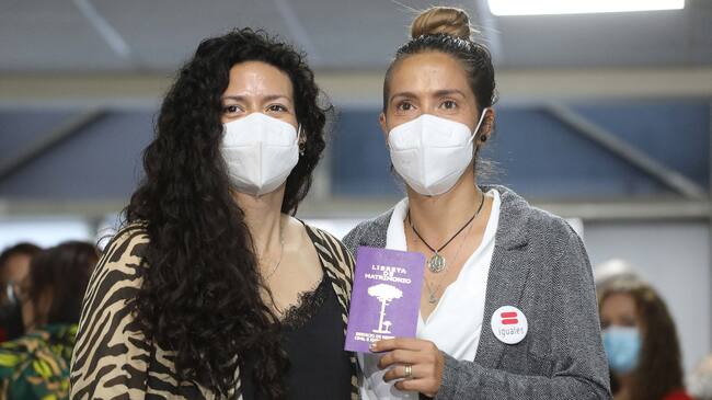 Pabla y Consuelo. Foto: Agencia Uno