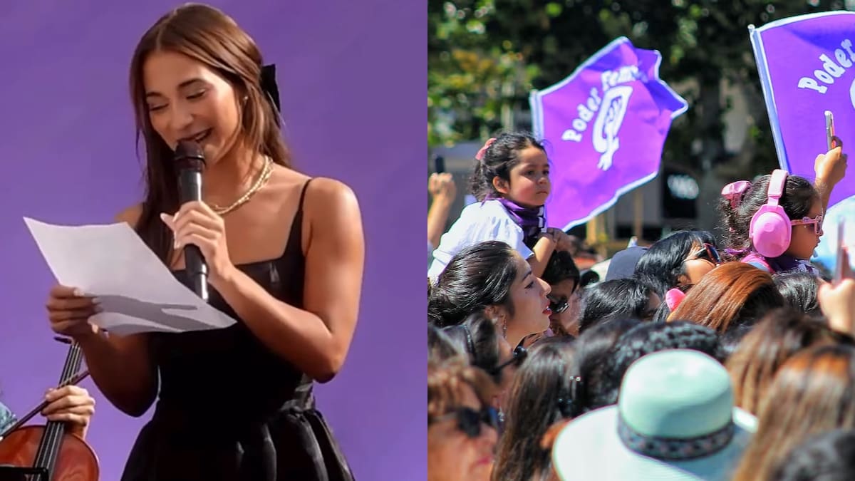 Princesa Alba se hace presente en acto conmemorativo por el 8M en La Moneda: "Cada año somos más"