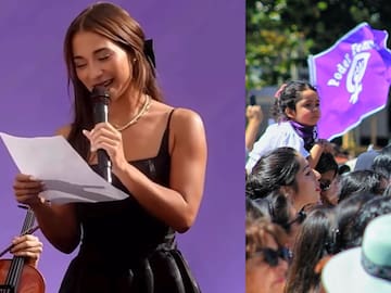 Princesa Alba se hace presente en acto conmemorativo por el 8M en La Moneda: "Cada año somos más"