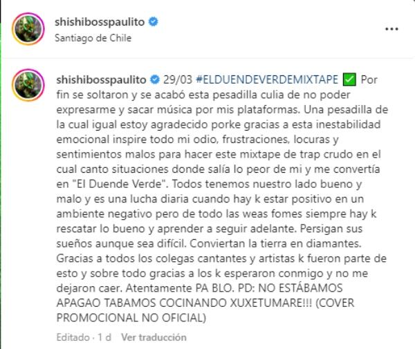 Instagram @shishibosspaulito</a>