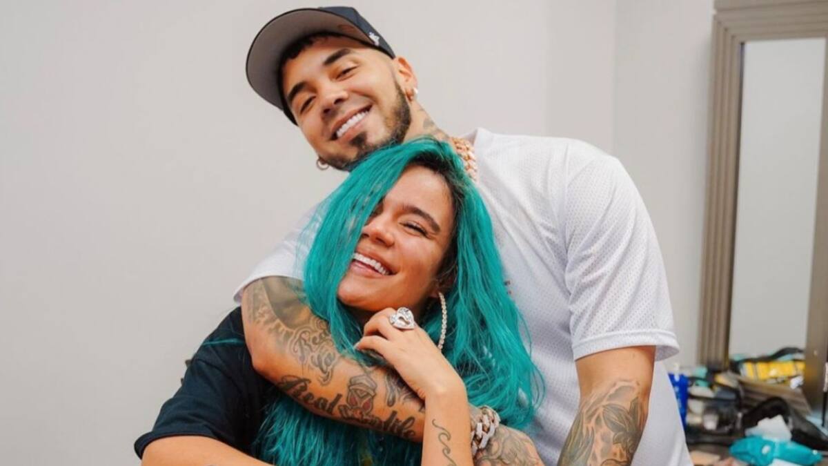 Las tiernas fotos que ponen broche de oro a la reunión de Anuel AA y Karol G