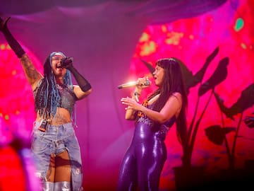 Así fue la presentación de Flor de Rap junto a Bomba Estéreo en el Festival de Viña 2026