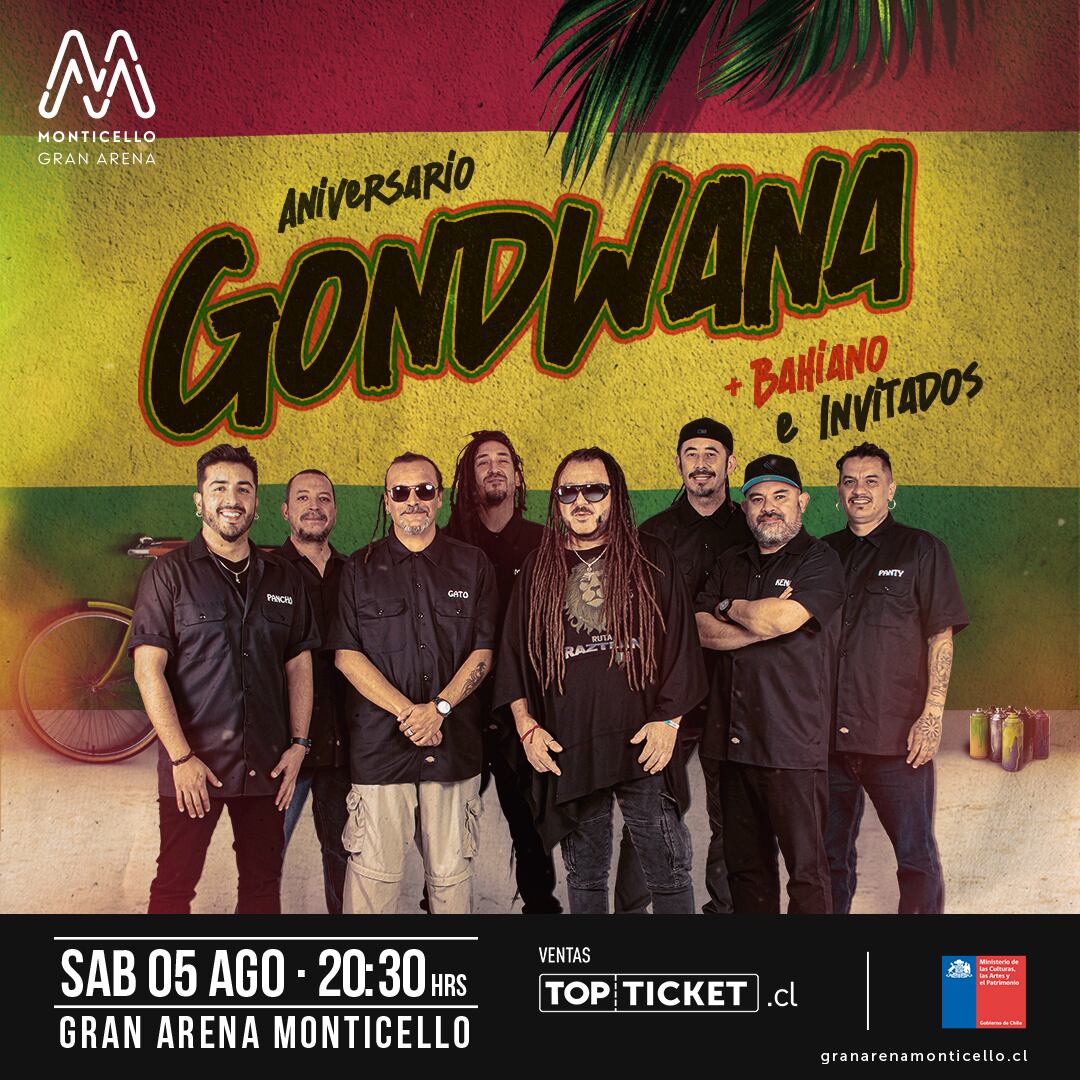Concierto de Gondwana en Gran Arena Monticello
