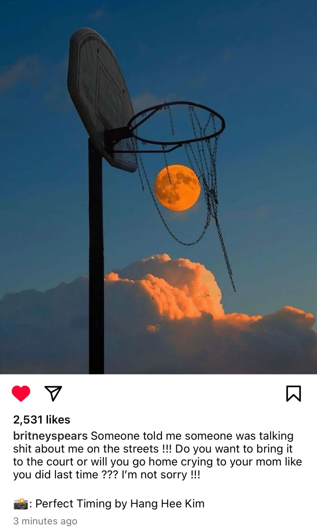 Captura @britneyspears