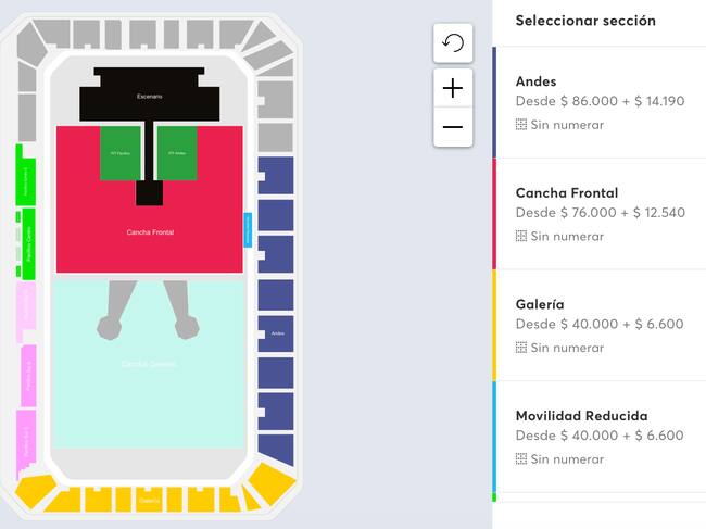 Captura Ticketmaster