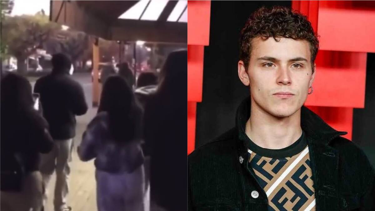 Denuncian acoso de fans contra actor Arón Piper en su paso por Chile