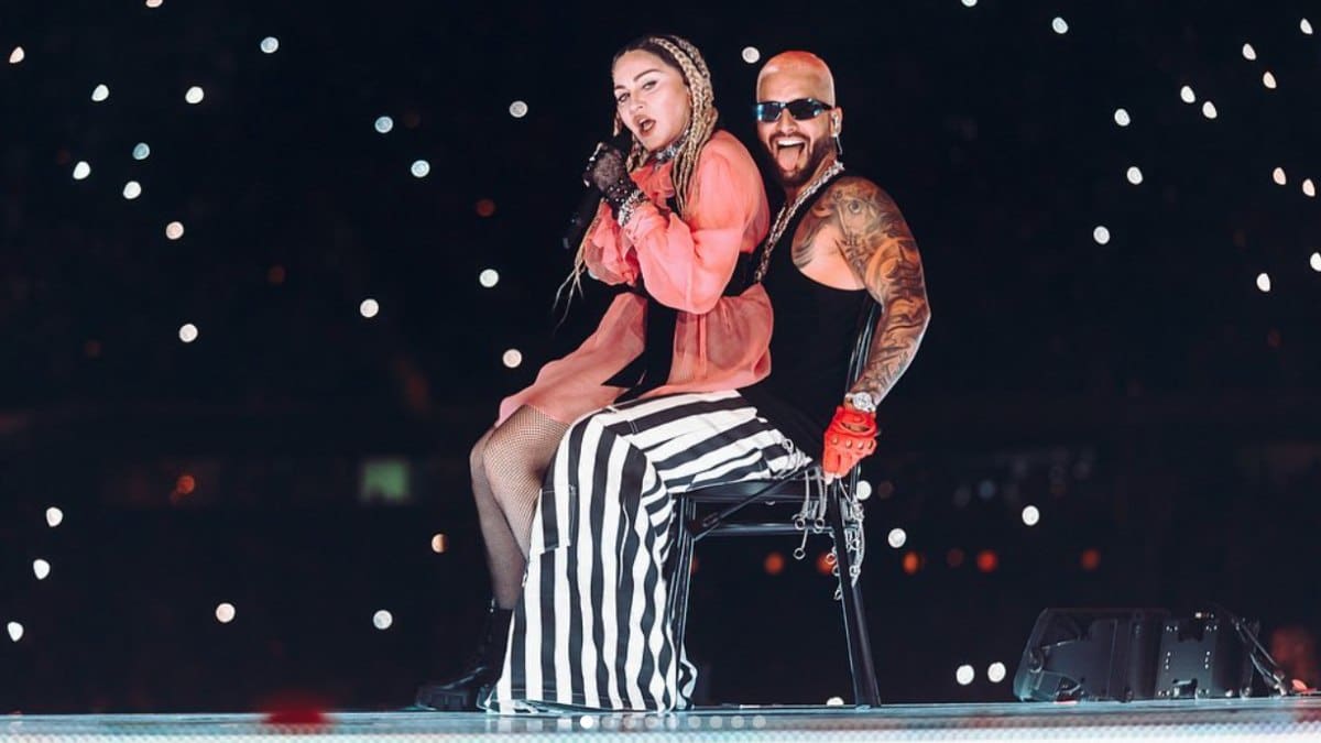 ¡Sorpresa! Madonna cantó y bailó en el concierto de Maluma en Medellín