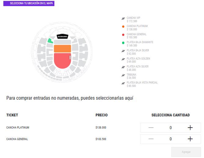 Fuente: Punto Ticket