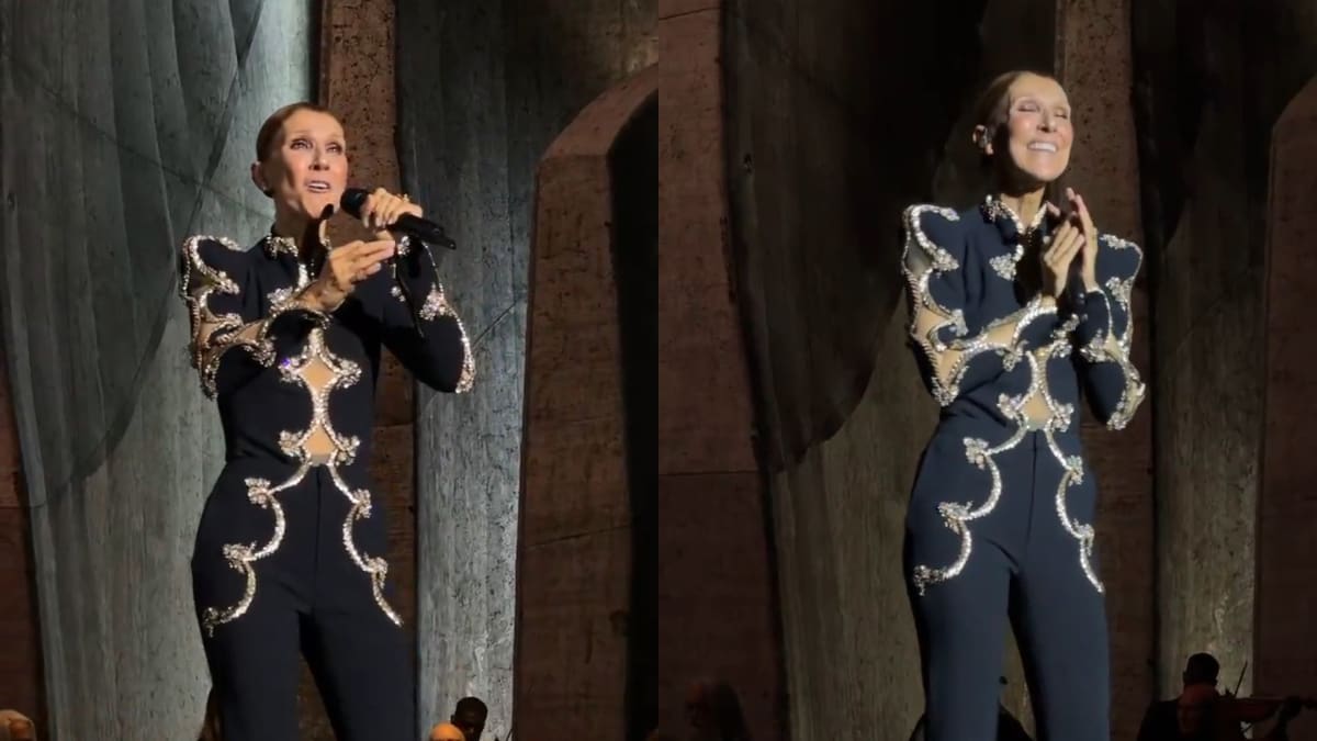 Tras seis años apartada de los escenarios, Céline Dion regresa en gloria y majestad: así sonó "My Heart Will Go On" en París
