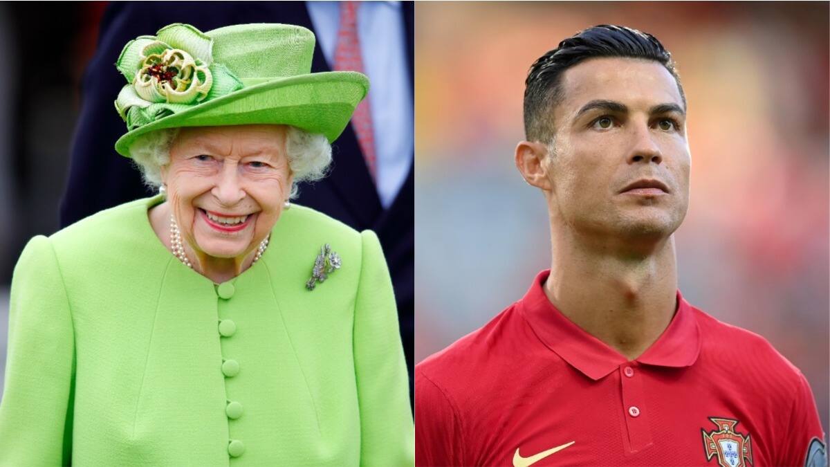 Primera vez en la historia: Reina Isabel II pide un autógrafo de Cristiano Ronaldo