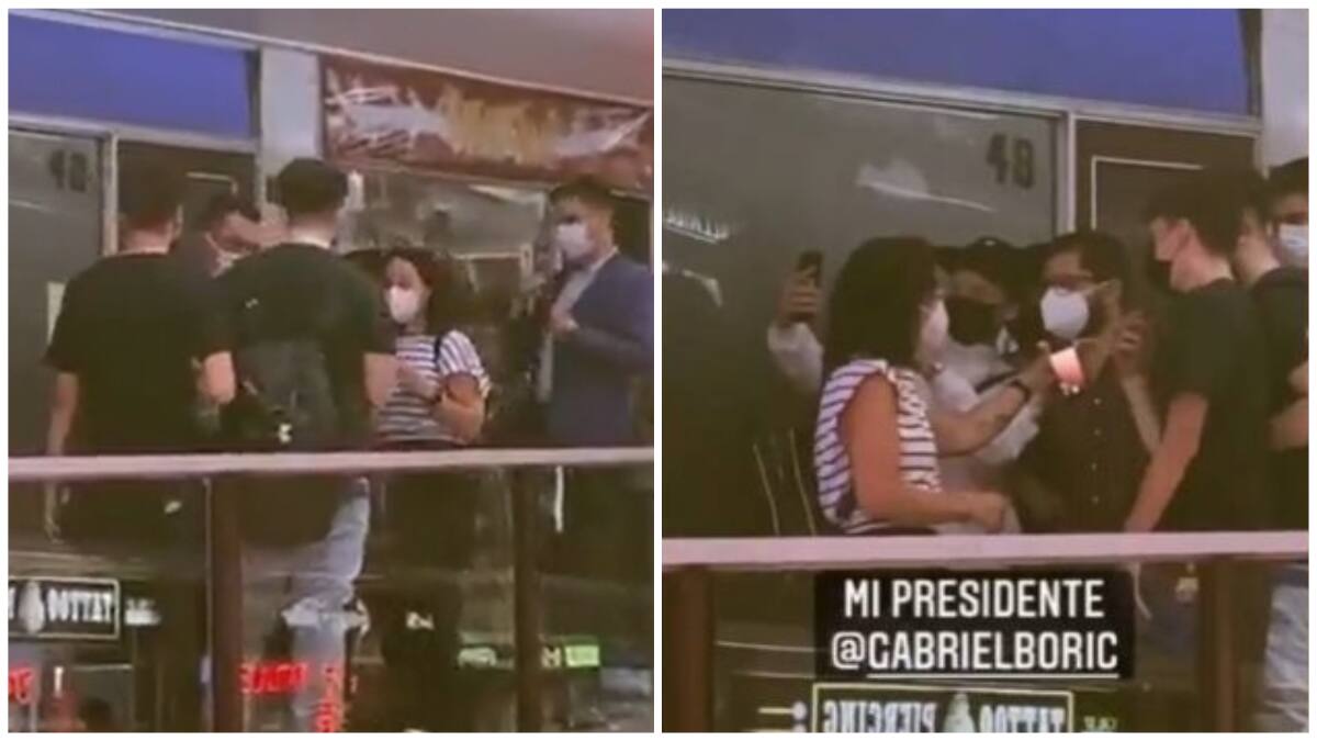 Viralizan video del Presidente electo Gabriel Boric en el Portal Lyon: ¡Así reaccionaron las redes!