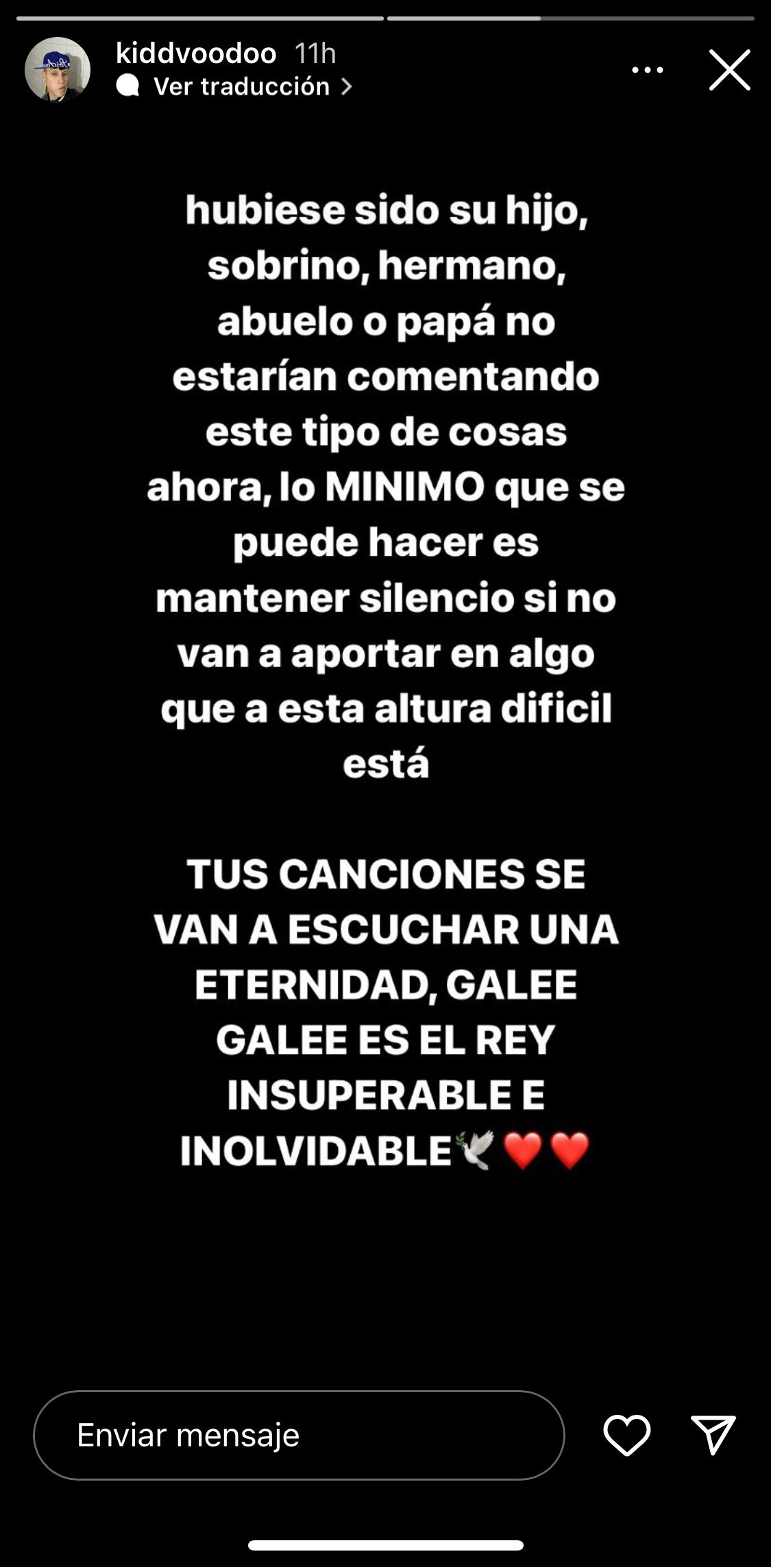 Captura Instagram @kiddvoodoo</a>