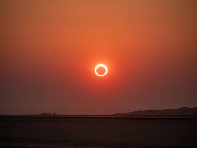 Eclipse anular solar de Hofuf, Arabia Saudita, NatGeo