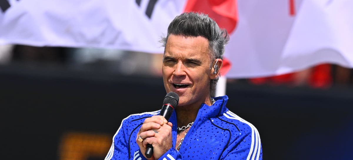 Robbie Williams, en la final del Mundial 2026.