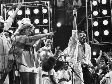 A 40 años del estreno de "We Are the World", la noche más grande del pop