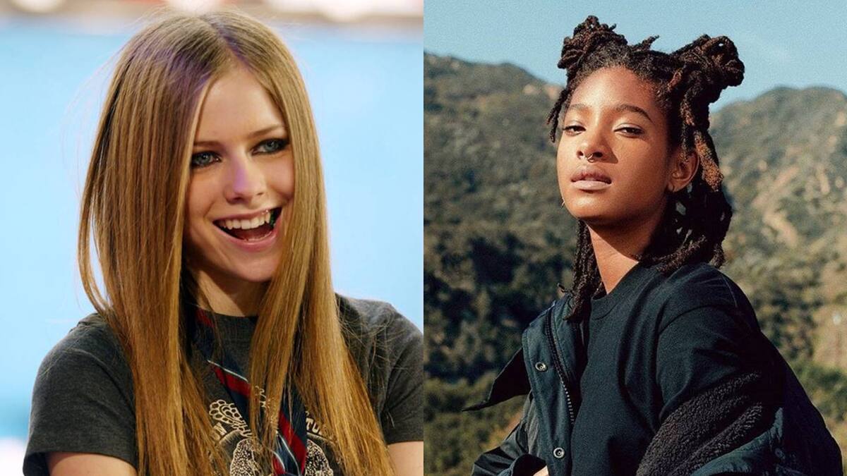 ¡Avril Lavigne y Willow Smith! Las pillaron grabando su nuevo videoclip
