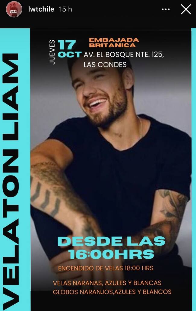 Velatón Liam Payne