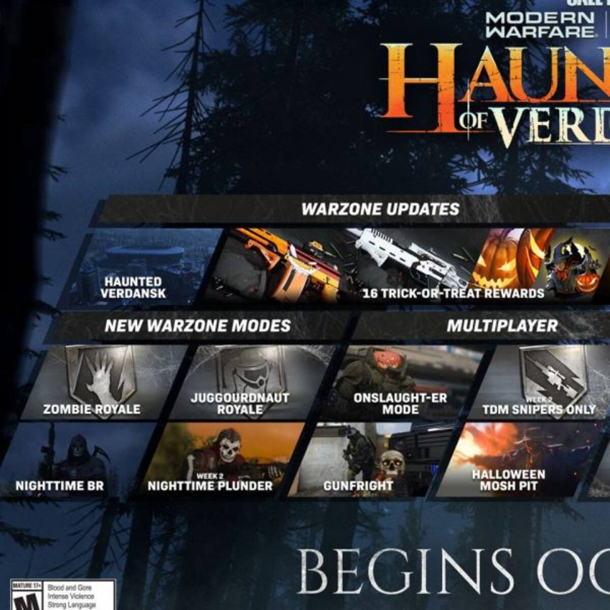 Call of Duty: Warzone recibió contenido exclusivo de Halloween