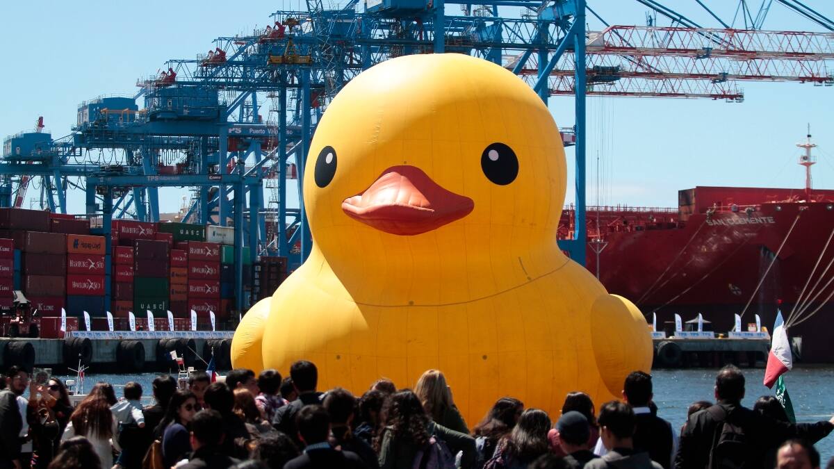 ¡Sin desinflarse ahora! Pato gigante estará de regreso en Chile con el Festival Hecho en Casa