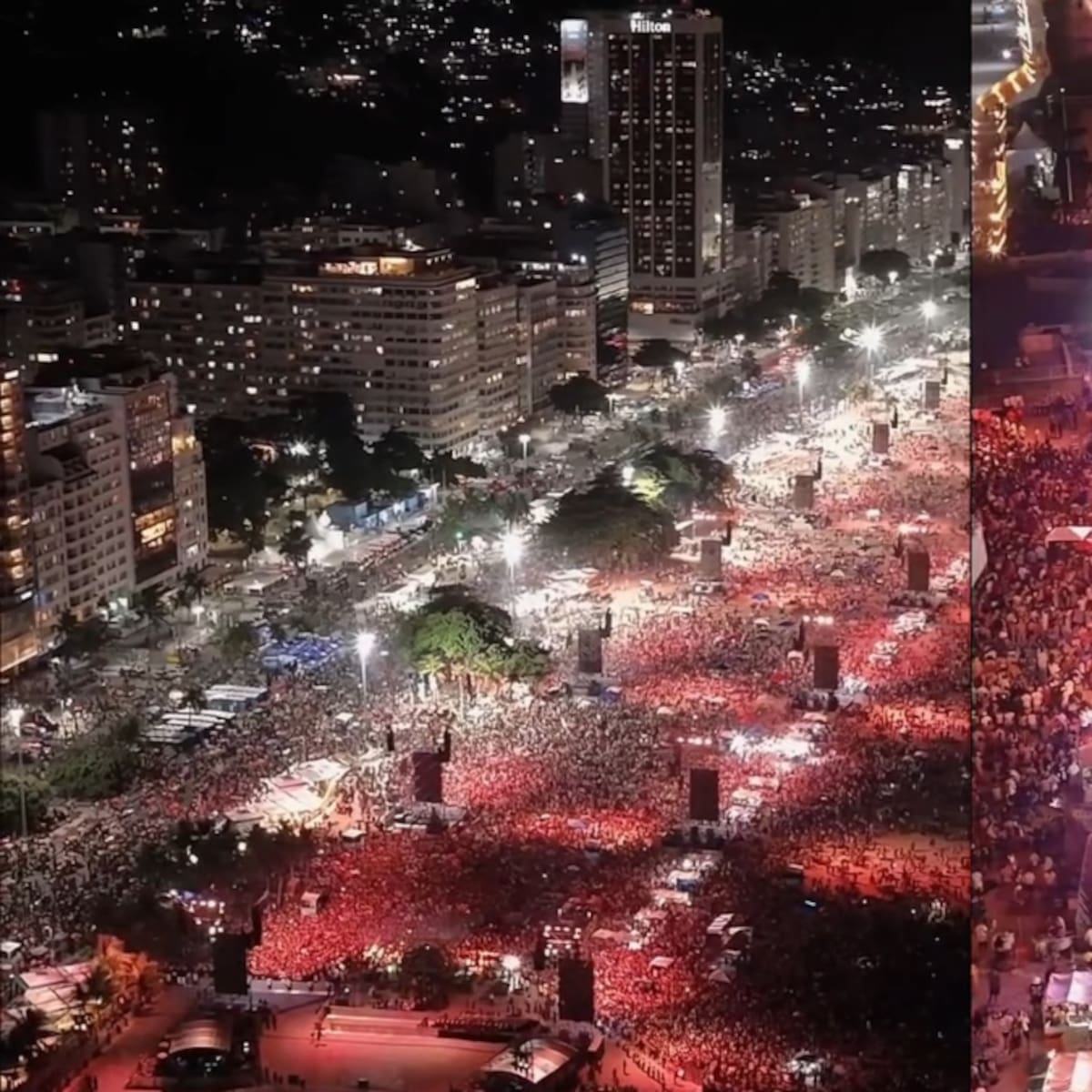 A solo horas del show de Shakira en Río de Janeiro: cientos de miles de personas esperan a "La Loba" en Copacabana