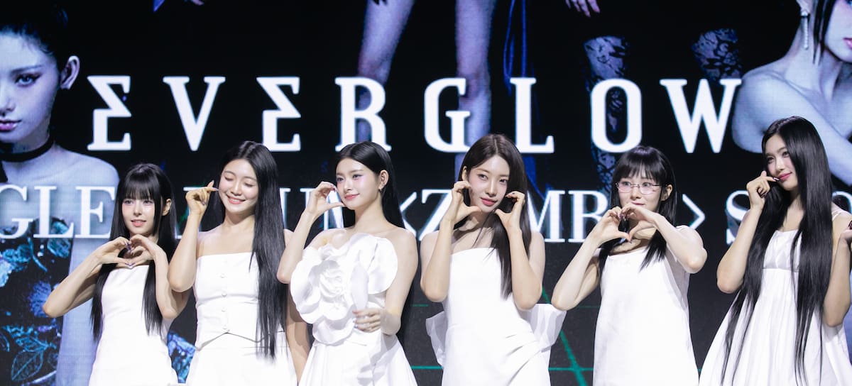 SEOUL, SOUTH KOREA - June 10: EVERGLOW attends Everglow's 5th single album release showcase at Blue Square in Yongsan-gu on June 10, 2024 in Seoul, South Korea. (Photo by iMBC/Imazins via Getty Images)