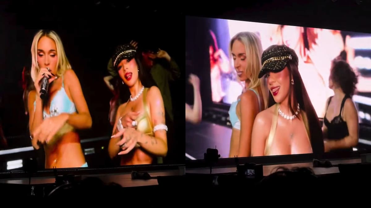 A un mes de su show: Katteyes brilló en el escenario junto a Bad Gyal en el Santander Arena