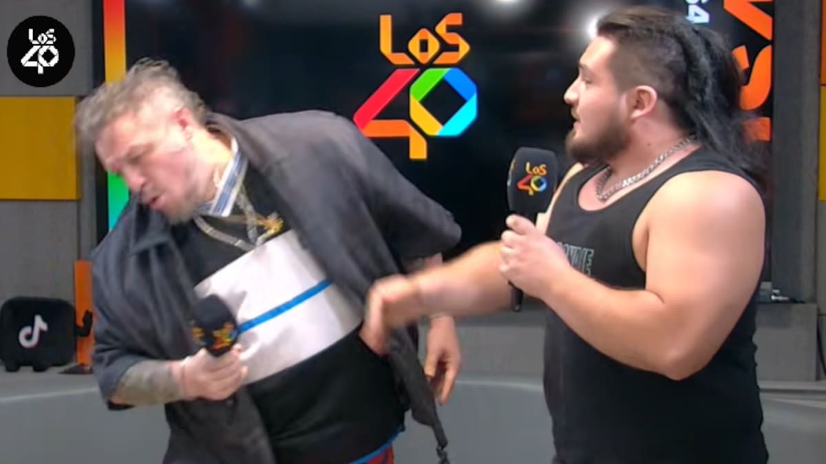 Tomás Leiva es encarado en vivo por su próximo rival y todo termina de la peor forma