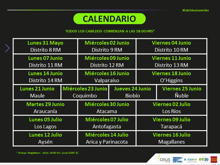 Calendario Voces Juveniles