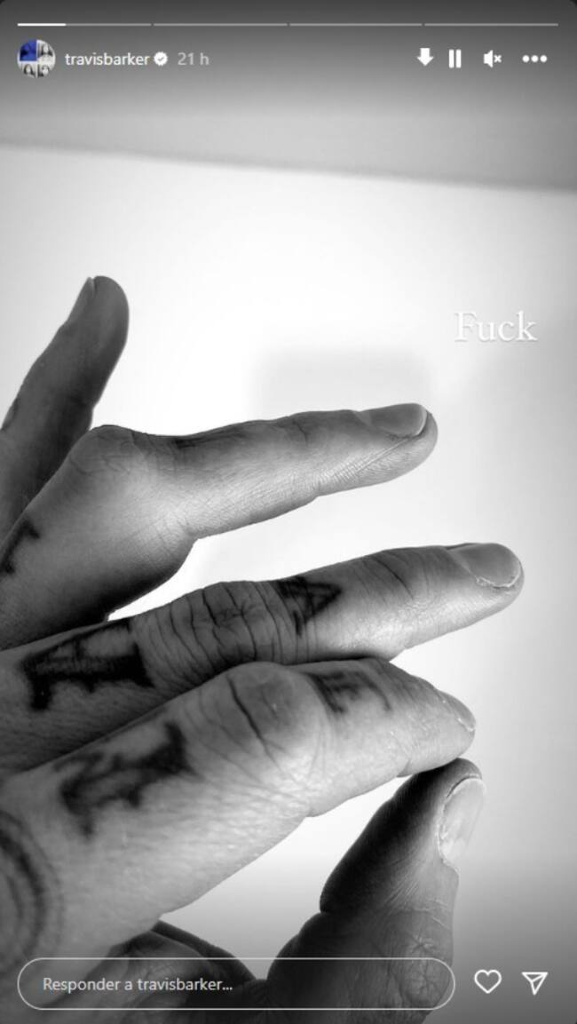 Captura Instagram @travisbarker