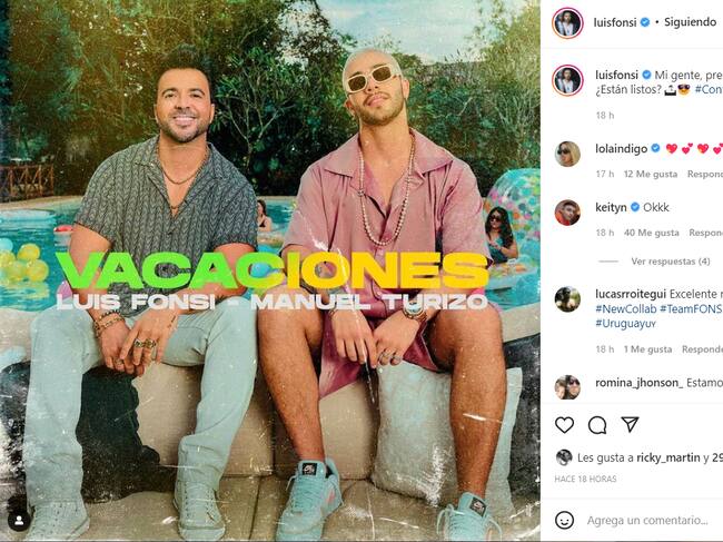 Luis Fonsi Vacaciones