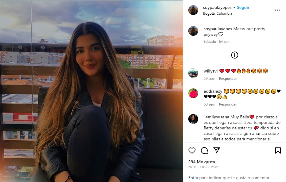 Captura @soypaulayepes