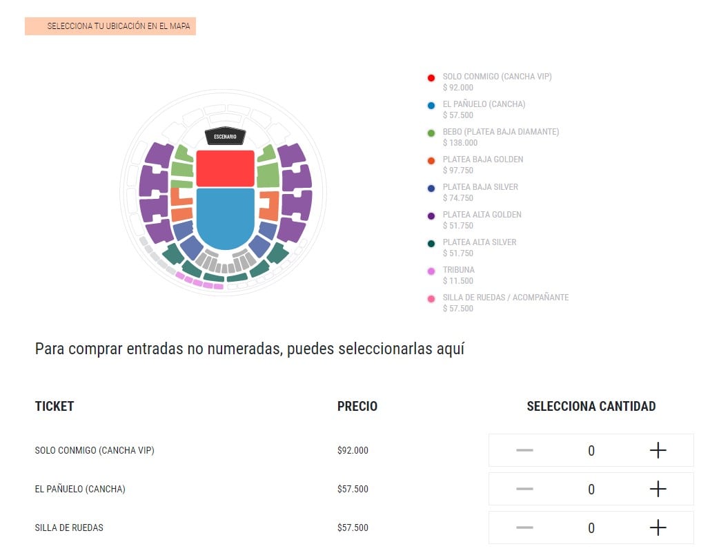 Captura PuntoTicket