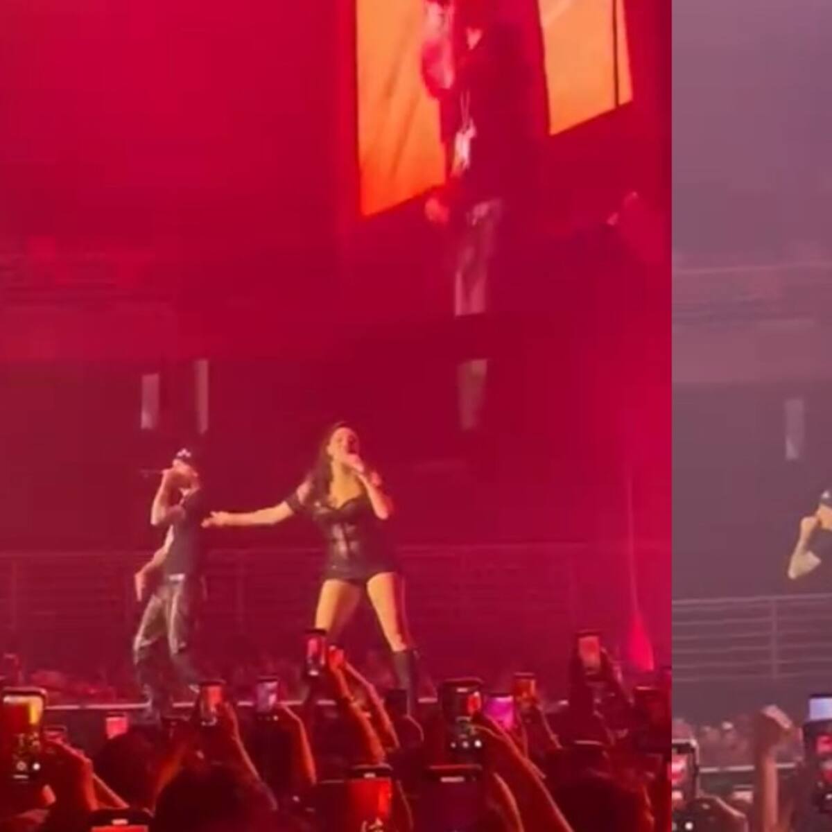 Easykid y Kali Uchis se roban las miradas cantando por primera vez en vivo su colaboración "Y si peleamos"