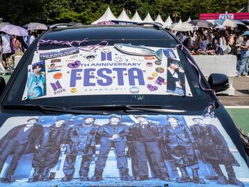 Así fue la primera aparición pública de Jin de BTS