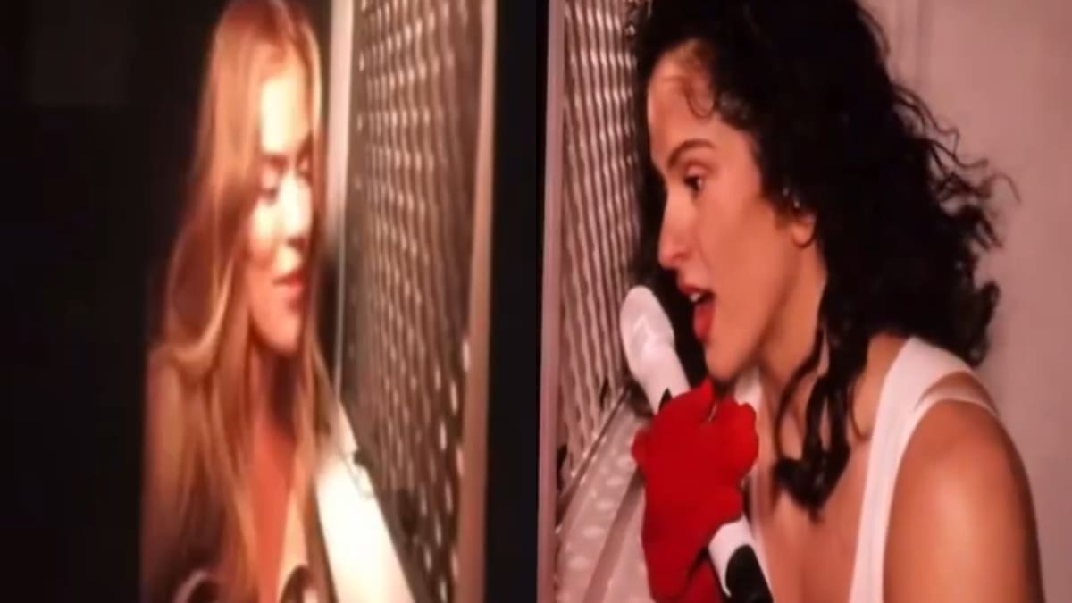 Karol G sorprendió al aparecer en el concierto de Rosalía y acabó con años de rumores