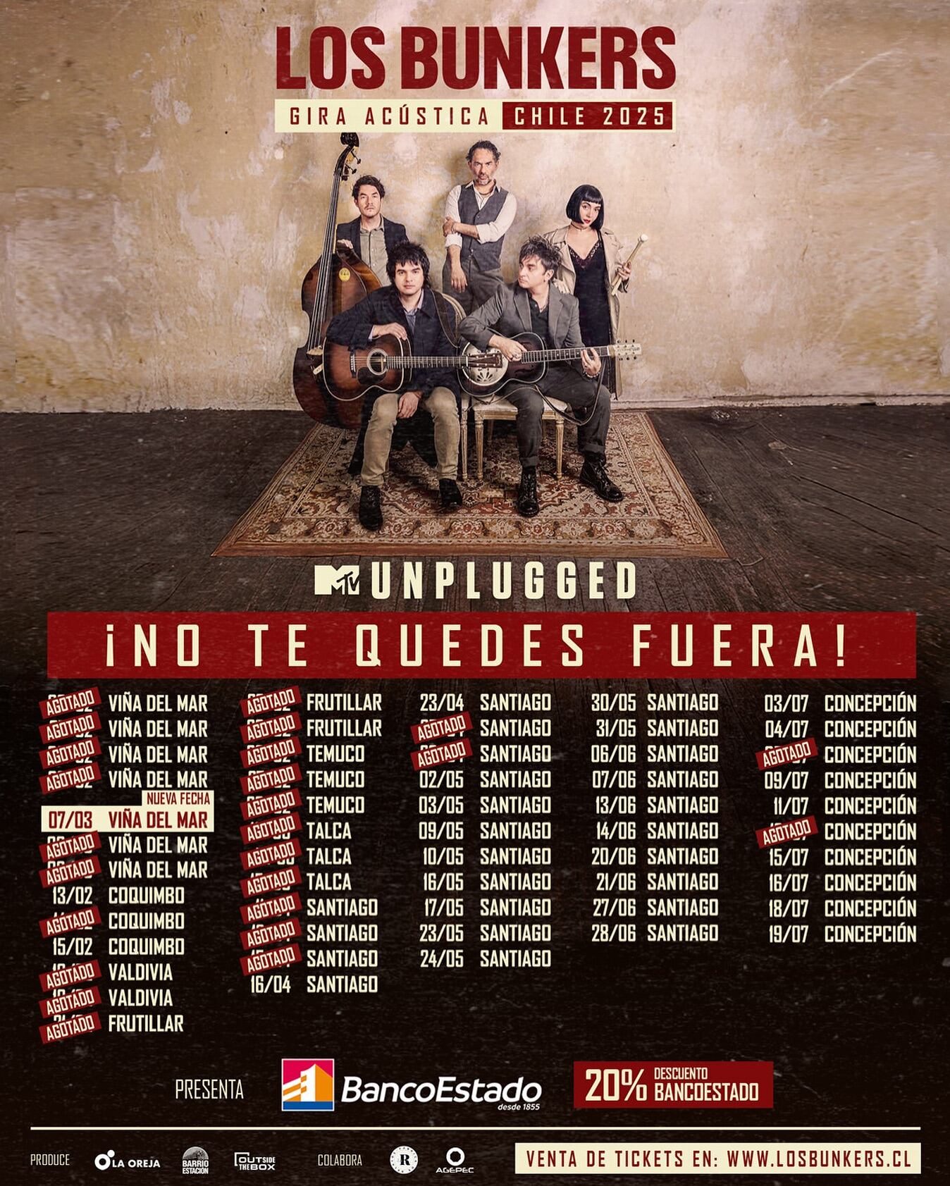 CL - Los Bunkers Gira Acústica 2025