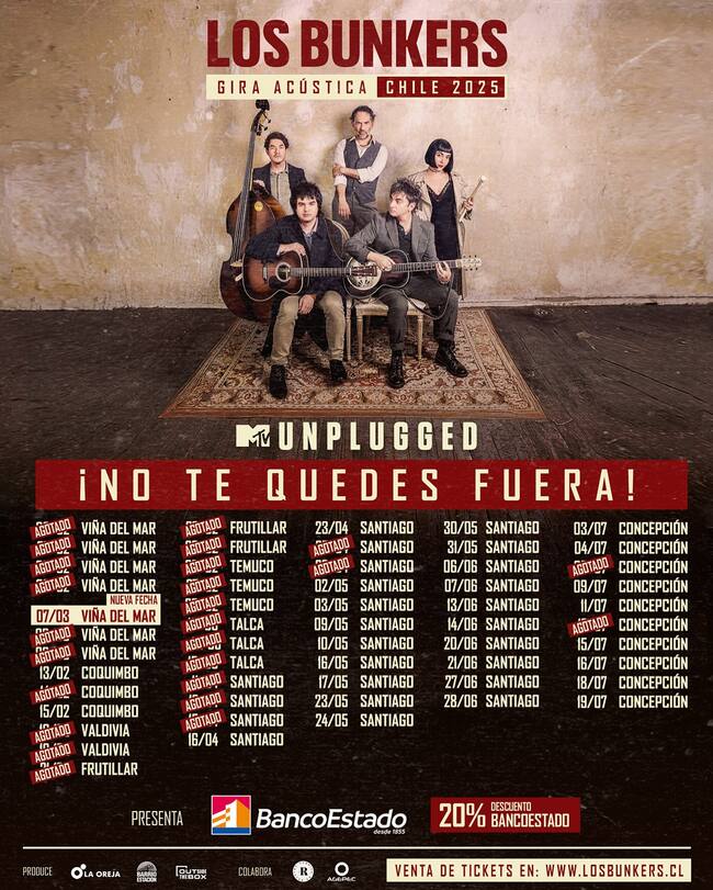 CL - Los Bunkers Gira Acústica 2025